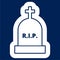 Tombstone icon, Gravestone Icon - Illustration