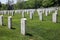 Tombstones at Arlington National Cemetery. Virginia. USA