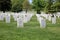 Tombstones at Arlington National Cemetery. Virginia. USA