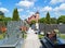 Tombstones and a chapel in the public cemetery