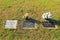 Tombstones on the German soldier\'s cemetery