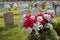 Tombstones on a graveyard