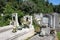 Tombstones in the public cemetery