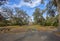 Tomoka State Park With Statue of Chief Tomokie At The Fomer Indians` Golden Cup Grounds