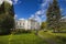 Tomsk state University summer Park bench