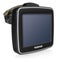 TomTom GPS car navigation with handle. Black electronic map devi