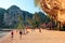 Ton Sai Beach, a scenic and tranquil beach in Krabi province, Thailand
