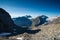 Tonale, Italian Alps, dramatic mountain landscape.