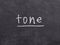 Tone Concept Word