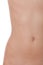 Toned slender female stomach or abdomen