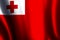 Tonga colorful waving and closeup flag illustration