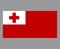 Tonga Flag National Oceania Emblem Symbol Icon Vector