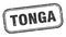 Tonga stamp. Tonga grunge isolated sign.