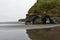 Tongaporutu Beach on North Island New Zealand