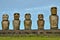 Tongariki Moai platform