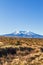 Tongariro mountain. Portrait of Mountain. Valley of Three Volcanoes. North Island. New Zealand