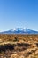 Tongariro mountain. Portrait of Mountain. Valley of Three Volcanoes. North Island. New Zealand