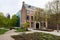 Tongeren, Limburg, Belgium - Park and facade of the city library