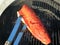 Tongs with Copper River Salmon