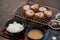 Tonkatsu, Fried Pork serve on plate