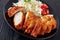 Tonkatsu - panko breaded deep fried pork cutlet