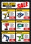 Tool shop product promotion flyer template