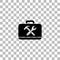 Toolbox icon flat