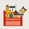 Toolbox vector illustration