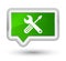 Tools icon prime green banner button