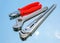 Tools, pliers, spanner wrench, adjustable wrench