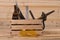 Tools for working with wood. Carpenter. woodwork tools in wooden box
