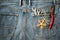 Tools, Wrenches, Pliers and Gold snowflake christmas decoration