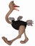 Toon Ostrich