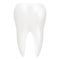 Tooth, 3d Render. Dental, Medicine And Health Concept Design Element Isolated On A White Background. Realistic Vector