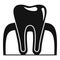 Tooth anesthesia icon, simple style