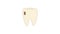 Tooth with caries icon animation