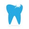 Tooth caries, tooth decay icon