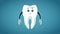 Tooth cartoon dental hygiene HD animation