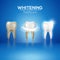 Tooth clean 3d health. Dental realistic dirty whitening. Dentist teeth hygiene isolated medicine template