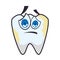 Tooth dental care health hygiene icon. Vector graphic