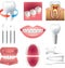 Tooth healthcare and stomatology set