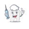 Tooth humble nurse mascot design with a syringe