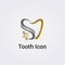 Tooth Icon Dental Care Medical Care Health Dentist Business Logo Design Various Shapes Graphic Modern Elements