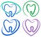 Tooth icons