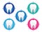 Tooth icons set