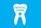 Tooth logo and tooth icon . dental care