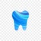 Tooth logo vector dentist stomatology dental icon