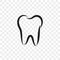 Tooth logo vector icon dentist stomatology dental