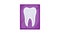 Tooth nerve icon animation