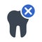 Tooth remove icon